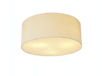 DK0638  Baymont 50cm Flush 5 Light Ivory Pearl; Frosted Diffuser